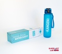 KANGEN pH 9.5 Matte Tritan Blue Bottle with Clip Opening with Box