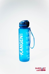 KANGEN pH 9.5 matte tritan blue bottle with Clip opening.