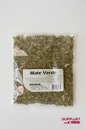 Matte green tea bag.