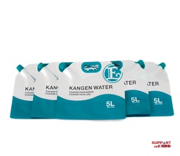 Pack of 5 personalized 5-liter KANGEN SILVER and GREEN bags_Narrow mouth