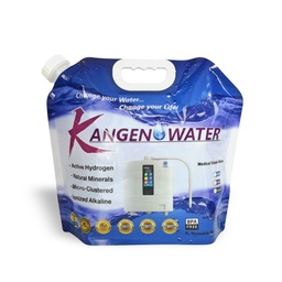 Pack de 5 Bolsas de 5 Litros personalizadas KANGEN color PÚRPURA K8