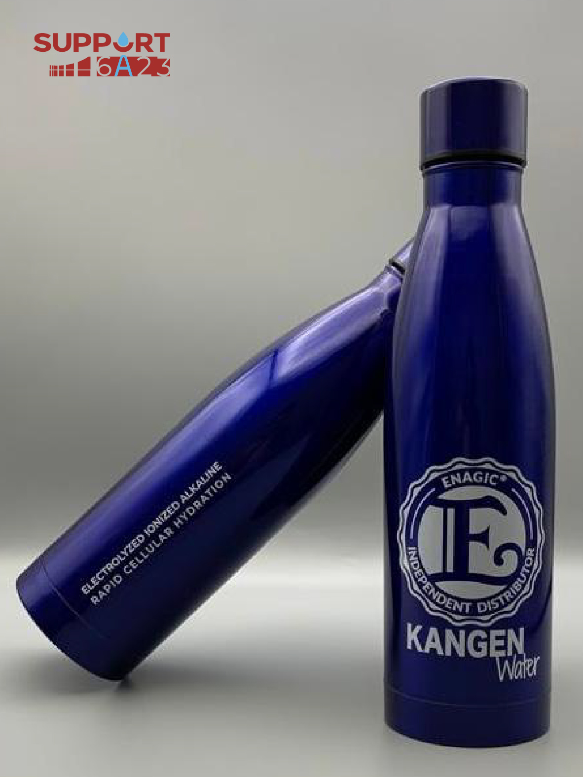 Bolsa de Agua 5L Personalizada KANGEN color AZUL OSCURO
