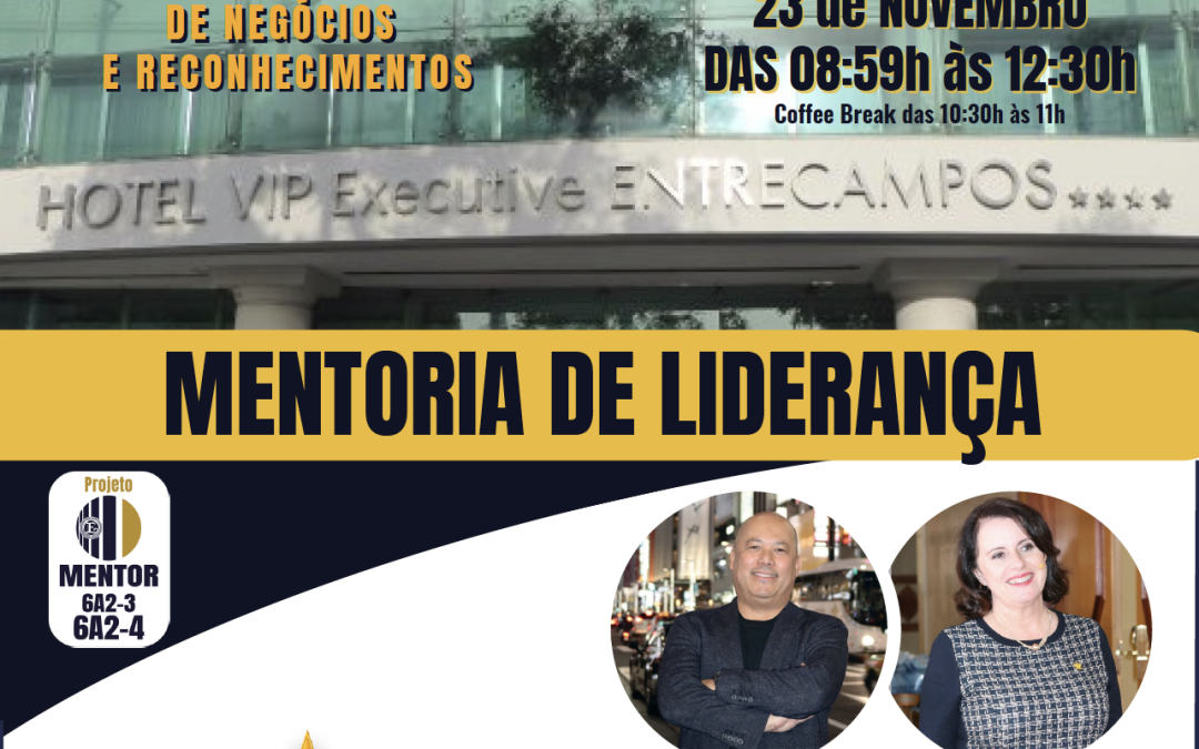 LISBOA_PORTUGAL – MENTORIA DE LIDERANÇA – SÁBADO, 23 DE NOVEMBRO